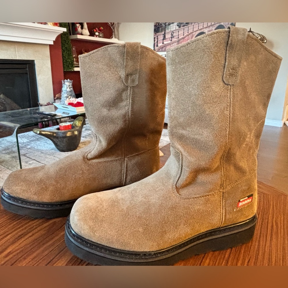Dickies Tan Suede Work Boots